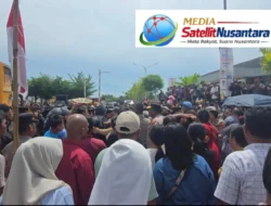 Diduga Curang Dibantu Oknum Camat, Pelantikan Kades Terpilih Desa Perguroan Didemo Warga di Lubuk Pakam