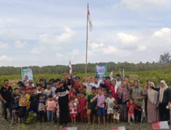 Maknai Kemerdekaan dengan Menjaga Alam, PRCLH Gelar Upacara dan Lomba di Hutan Mangrove Sergai