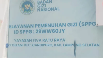 SE BGN Terbit, Dapur MBG Way Gelam Diduga Belum Kantongi SLHS:Pengelolaan Limbah Belum standar SOP Pengawasan Dipertanyakan